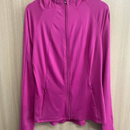 跑步外套拉链亮色速干长袖瑜伽服修身款健身服女运动上衣秋冬新款
