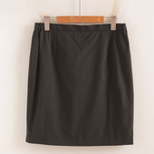 面试后开叉 裙包臀裙半身裙女工作裙黑色一步裙职业装 2026新款 西装