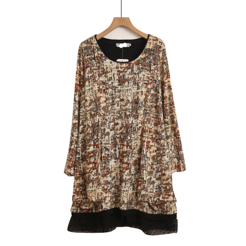 可喂奶秋季新款复古文艺风印花裙子女士百搭宽松显瘦长袖连衣裙,女装/女士精品,连衣裙,淘宝优惠券,粉丝福利购,淘宝优惠卷