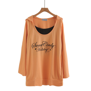 卫衣孕妇长袖 孕妇装 休闲宽松连帽大码 春秋中长款 T恤 上衣新款