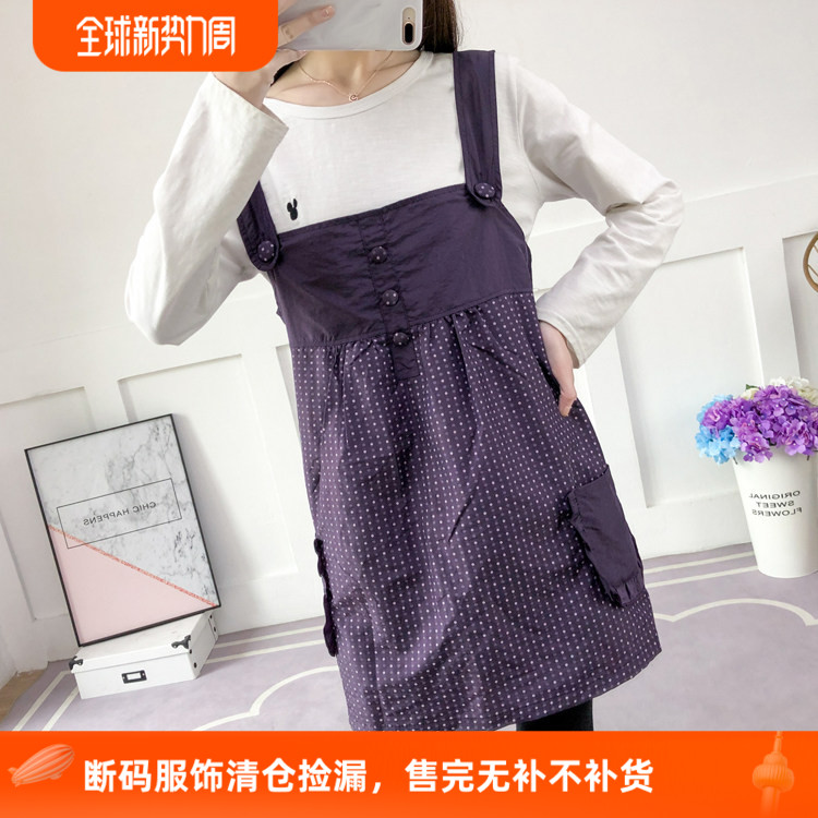 孕妇装大码衣服胖mm上衣马甲裙子
