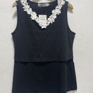 哺乳夏装 哺乳上衣可外穿夏季 纯棉背心喂奶T恤辣妈月子期百搭短袖