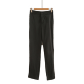 女黑色西装 高腰制服夏季 裤 工作裤 直筒上班职业显瘦正装 工装 西裤 女