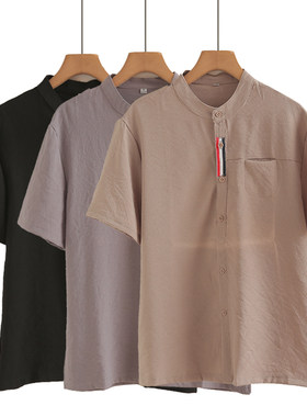 衬衫男女短袖夏季2025新款寸衫港风潮流大码休闲衬衣商务外套