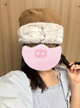 日单加厚保暖毛毛瓜皮帽子