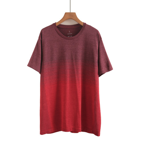 外贸原单大码男子夏季新款凉爽凉感运动透气休闲百搭短袖T恤男