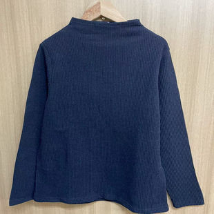 日单半高领打底衫 针织坑条套头内搭遮肉毛衣 女秋冬百搭长袖