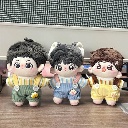 可爱背带裤套装现货公仔10cm娃衣