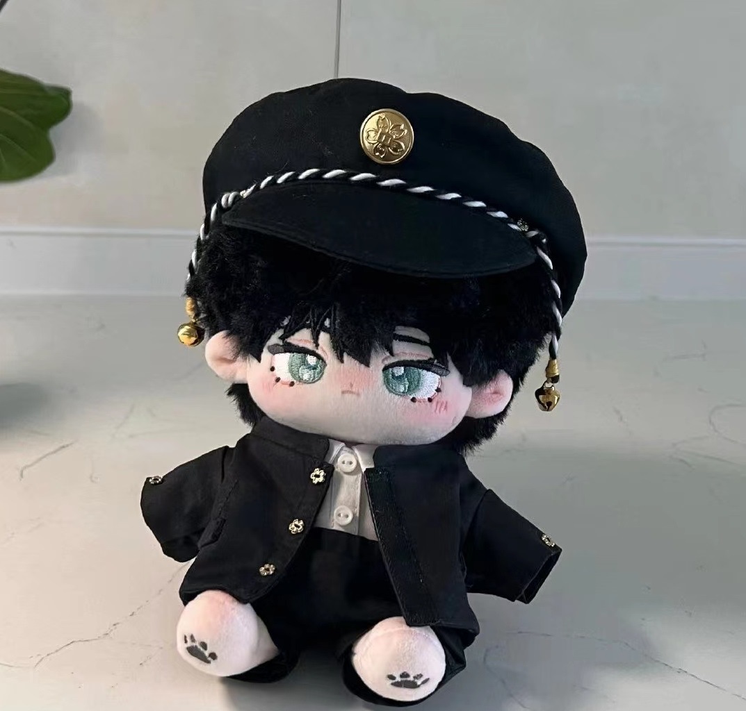 20cm新品男娃衣服酷帅套装