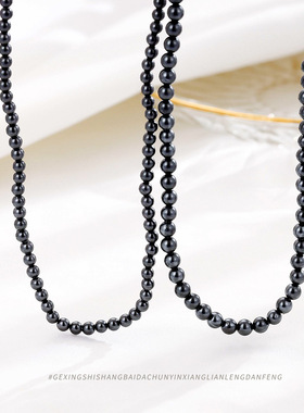 s925纯银珍珠项链小众气质百搭饰