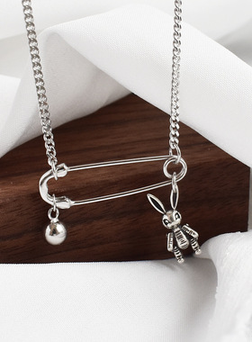 复古港风设计感饰品s925纯银重工