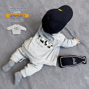 宝宝小外搭衣服 网红可爱熊猫洋气开衫 2025新款 婴儿外套春秋款