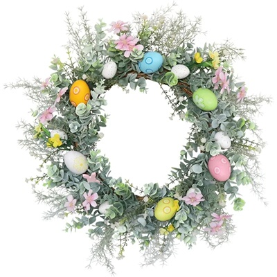 Easter Door Wreath Front Home Office Festival Ornament East