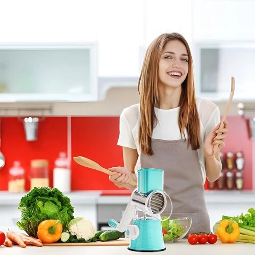 Generic Grater Master, Easy to Clean Rotary Cheese Grater &