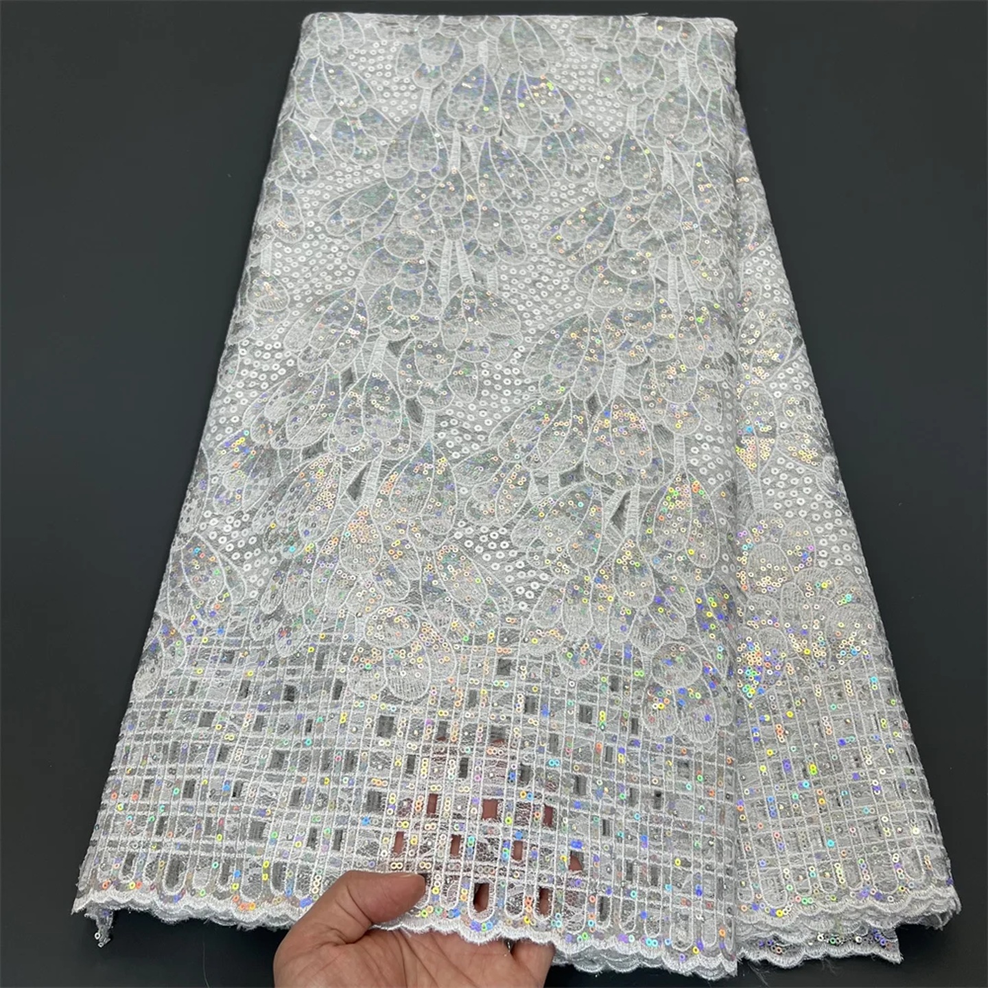 Latest 2025 African Lace Fabric High Quality,Cotton Fabric