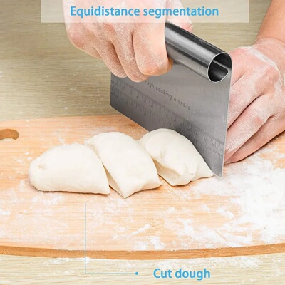 Stainless Steel Cake Scraper Pastry Cutters Baking Cake Coo