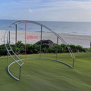 Popular double ring semicircular arc background, beautiful