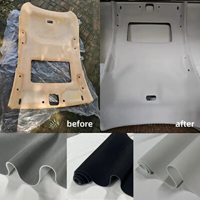 Car Interior Renovation Roof Cloth with Sponge Backed Car R