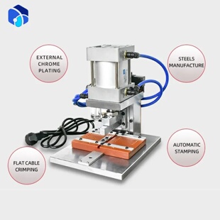 Pneumatic Wire Crimper IDC Crimping Connector Crimping Mach