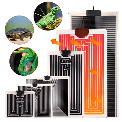 5-45W Reptiles Heat Mat Pet Heating Warm Pads Adjustable Te