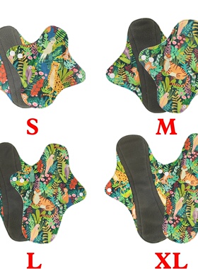Washable Sanitary Pads Bamboo Cloth Pads Reusable Serviette