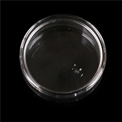 High Borosilicate Glass 60mm Bacterial Petri Dish With Cove