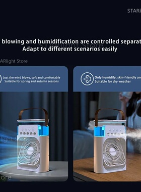 Xiaomi MIJIA 3-in-1 Portable Air Conditioners Fan With LED