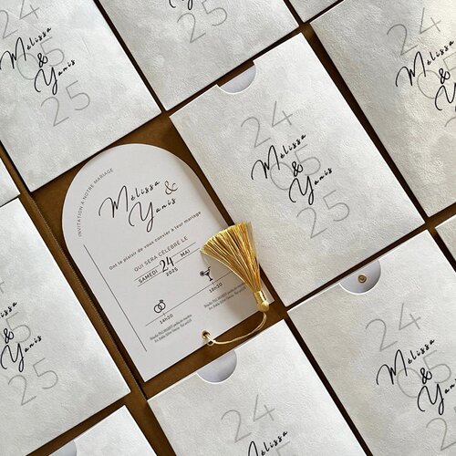 100 pcs Custom made velvet  Wedding Invitation Card Busines