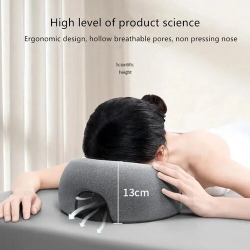 Ergonomics Lying Down Pillow Memory Foam Breathable Head Re