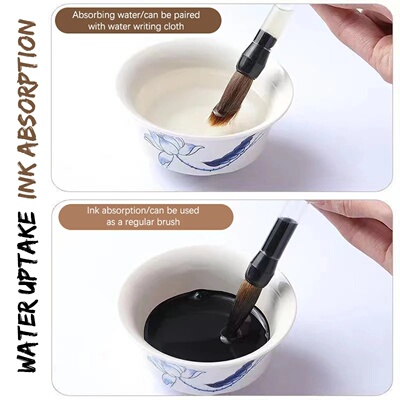 3 Pcs Calligraphy Brush Set Water Storage Paint Brush Pen A