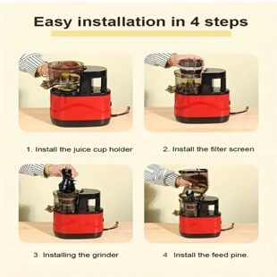 Portable Electric Juicer Separator Fruit Juicer Cup Househo