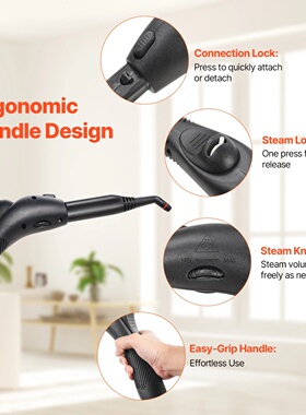 SucceBuy Steam Cleaner Multipurpose Powerful with 51oz Tank