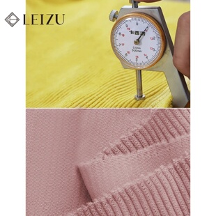 Pink Rib Corduroy Fabric Solid Color For Sewing  Shirts Hoo