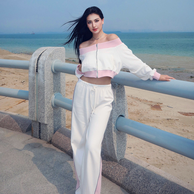 设计师秋冬新款休闲套装女洋气潮