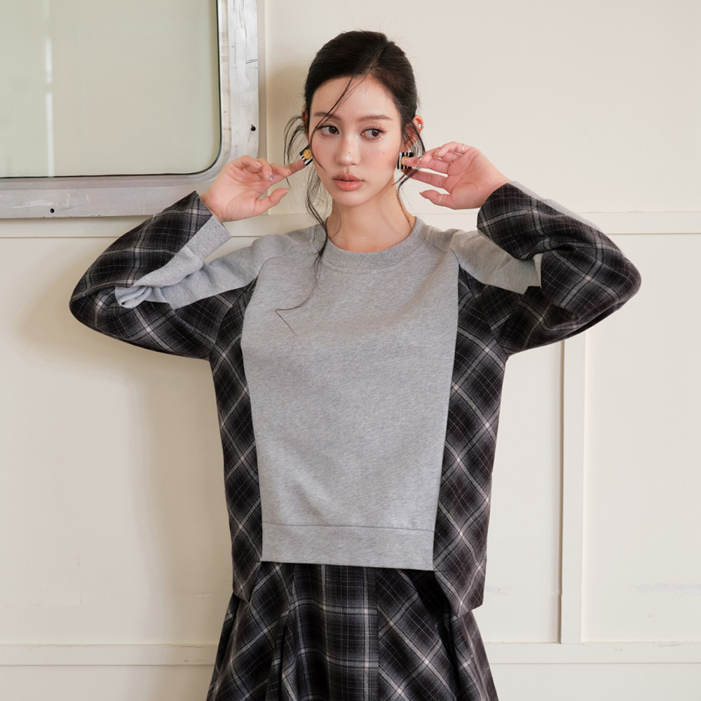 经典宽松舒适短款上装洋气套装潮