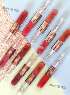 现货KIKO双头唇釉唇彩口红玻璃持久不沾杯不脱色亲亲103 126 130