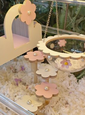 仓鼠金丝熊蜜袋鼯亚克力笼子造景