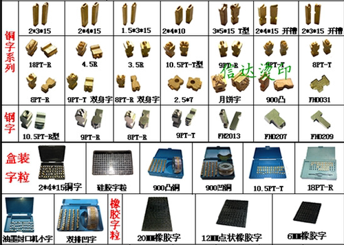 定做铜字打码机色带墨轮hp241