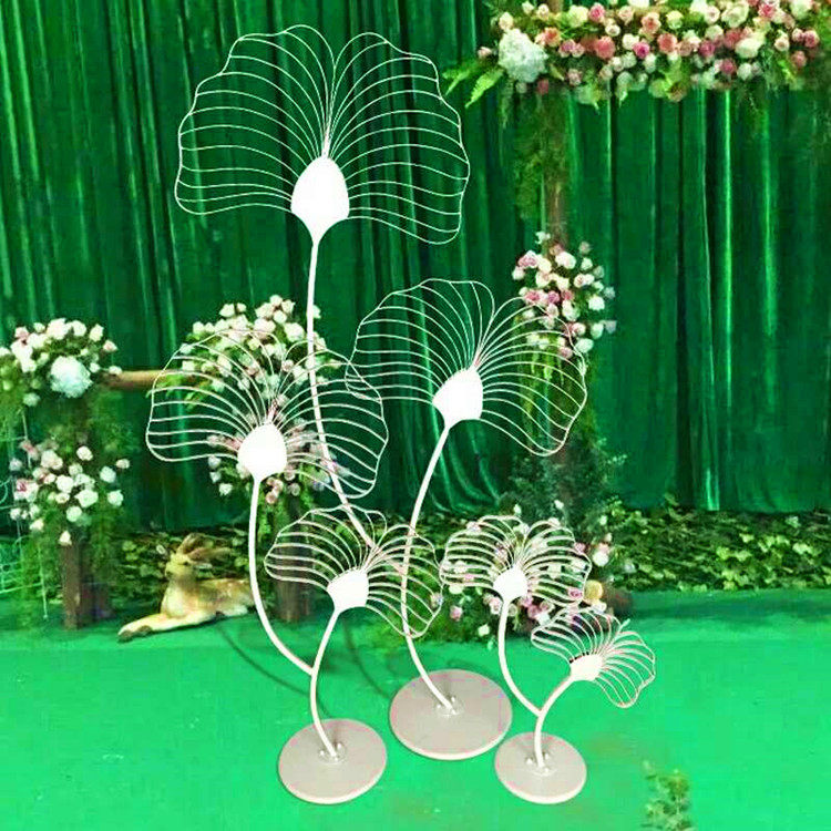 2018 new pattern Wedding celebration prop white Iron art Ginkgo biloba travel permit stage decorate Decoration travel permit Wedding celebration travel permitin the Festive supplies/Gift , Wedding Themes/Props , Wedding silk flower  category - from Buy2taobao.com to provide professional Taobao agent buy service