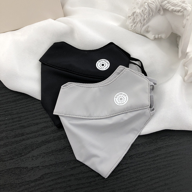 黑色灰色UPF50+防紫外线冰丝防晒口罩气质女户外透气遮阳遮脸面罩,服饰配件/皮带/帽子/围巾,防晒面纱/面罩,淘宝优惠券,粉丝福利购,淘宝优惠卷