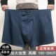 全棉肥佬平角裤 男爸爸大码 200斤 纯棉加肥加大高腰内裤 中老年男士