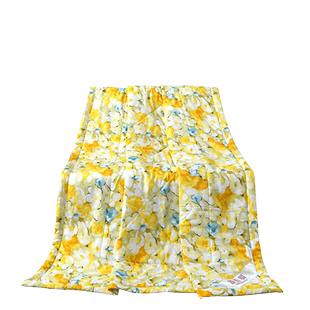 苏香绸绵绸人造棉薄被子可水洗舒香绸单双人空调被丝绸夏凉被薄被