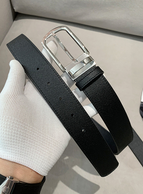 BIRTH品牌皮带男真皮青年时尚百搭针扣男士腰带头层牛皮年轻人