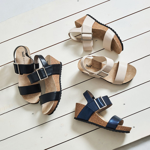 ORiental TRaffic日系夏新款时尚坡跟增高时装凉鞋女高跟