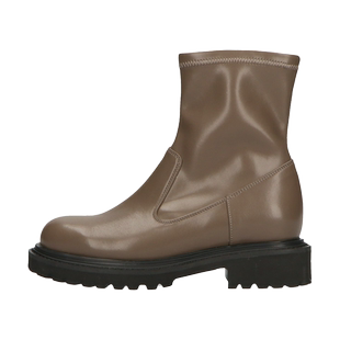 ORiental TRaffic马丁靴新款小个子套筒拉链厚底短靴显瘦大码靴子