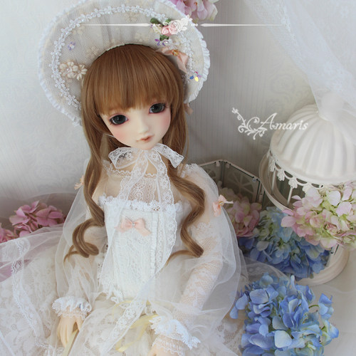 【Amaris】三分BJD洋装 SD10/13女 *花雾*米色