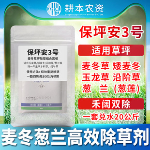 草坪除草剂玉龙草矮麦冬草坪葱兰除禾本科阔叶莎草杂草保坪安3号