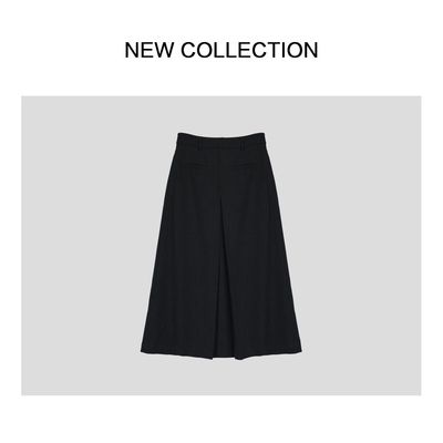 新款简约风黑色 A 字半身裙 E1518010B-5314