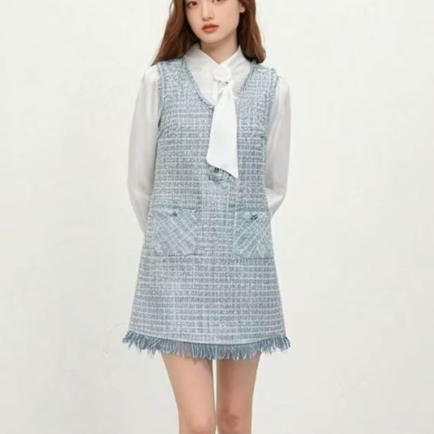 D5516028B新款时尚小香套装-6028秋季气质