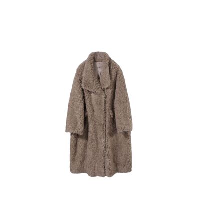 R7350363H秋冬气质软糯慵懒感百搭长款外套-0363